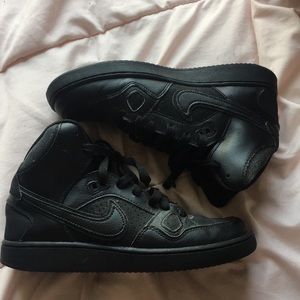 Black Nike Forces